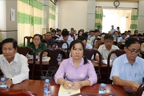 The Dong Thap provincial VFF Committee holds its second consultative conferences to agree on preliminary lists of candidates for the 16th NA and the provincial People’s Council for the 2026–2031 term. (Photo: VNA)