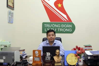 Duong Trong Phuc, deputy rector of Ly Tu Trong communist youth union school. (Photo: VNA