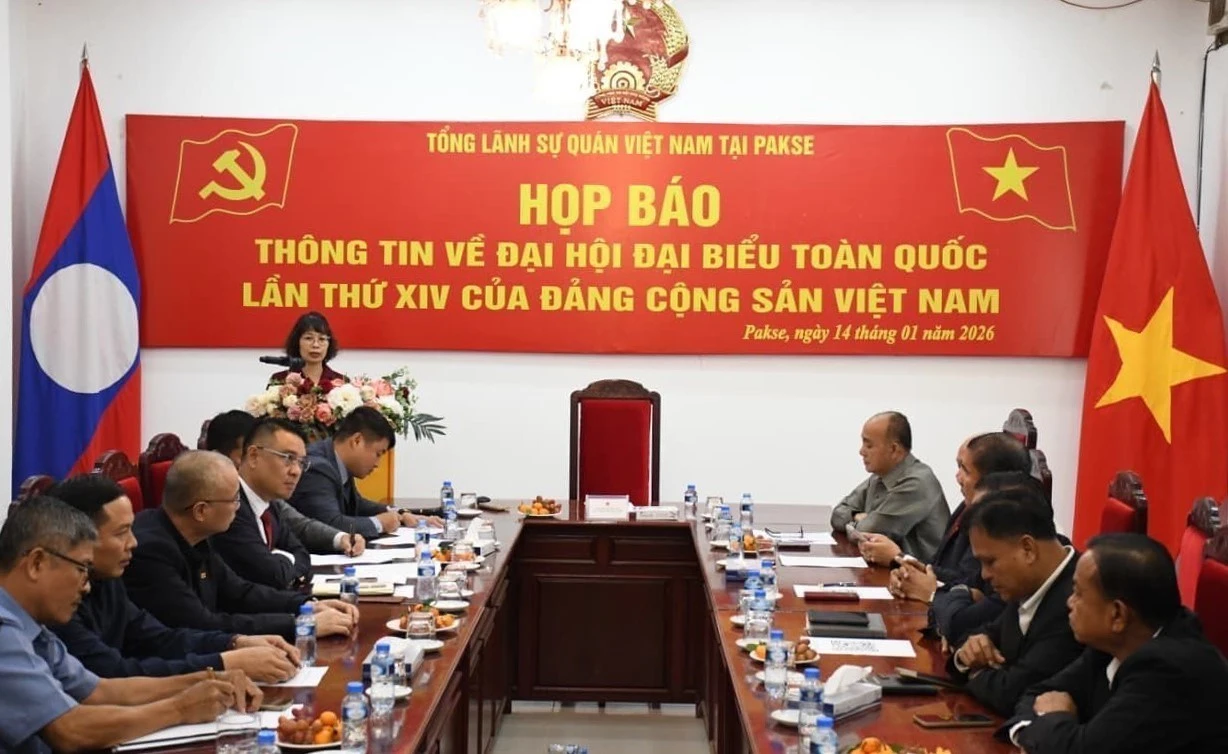 At the press briefing on the 14th National Congress of the Communist Party of Vietnam (CPV) (Photo: VNA)