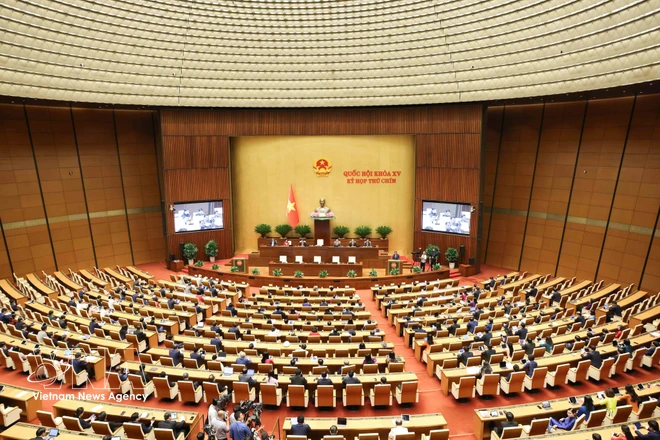 The 9th session of the 15th National Assembly concludes on the morning of June 27, 2025 after more than 30 days of deliberations. (Illustrative photo: VNA) 