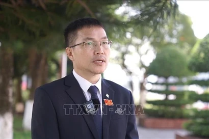 Phan Van Coc, Secretary of the Party Committee of Hua Bum commune, Lai Chau province. (Photo published by VNA)