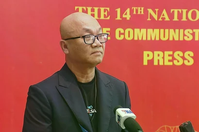 Journalist Vu Hoang Lan of US-based PhoBolsaTV (Photo: VNA)