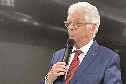 Fomer Frech Ambassador to Vietnam Antoine Pouillieute (Photo: VNA)