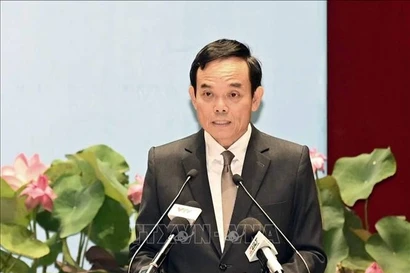 Tran Luu Quang, member of the Party Central Committee and Secretary of the Ho Chi Minh City Party Committee (Photo: VNA)