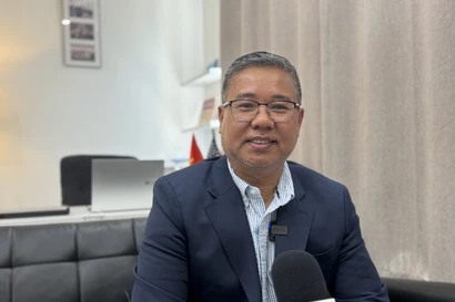 Chairman of the DMV Business and Patriotism Club Nguyen Quang Thanh (Photo: VNA)