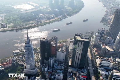 A view of Ho Chi Minh City's downtown (Photo: VNA)