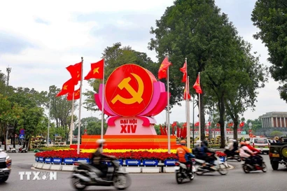 The 14th National Congress of the Communist Party of Vietnam, scheduled to open on January 19, marks a particularly important milestone, ushering in a new era of national development. (Photo: VNA) 