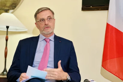 French Ambassador to Vietnam Olivier Brochet (Photo: VNA)