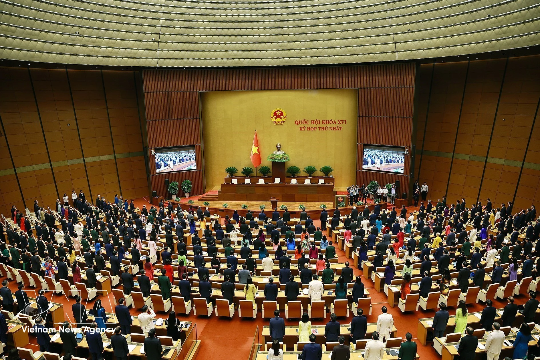 The opening ceremony of the first session of the newly-elected 16th National Assembly. (Photo: VNA)