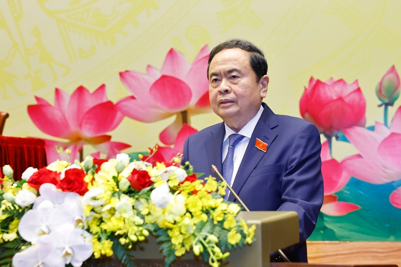 NA Chairman Tran Thanh Man speaks at the preparatory session of the 1st congress of the National Assembly Party Organisation for the 2025 – 2030 tenure in Hanoi on September 24 , 2025. (Photo:VNA) tran-thanh-man.jpg