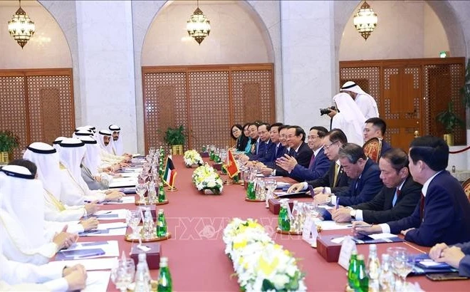 An overview of the talks (Photo: VNA)