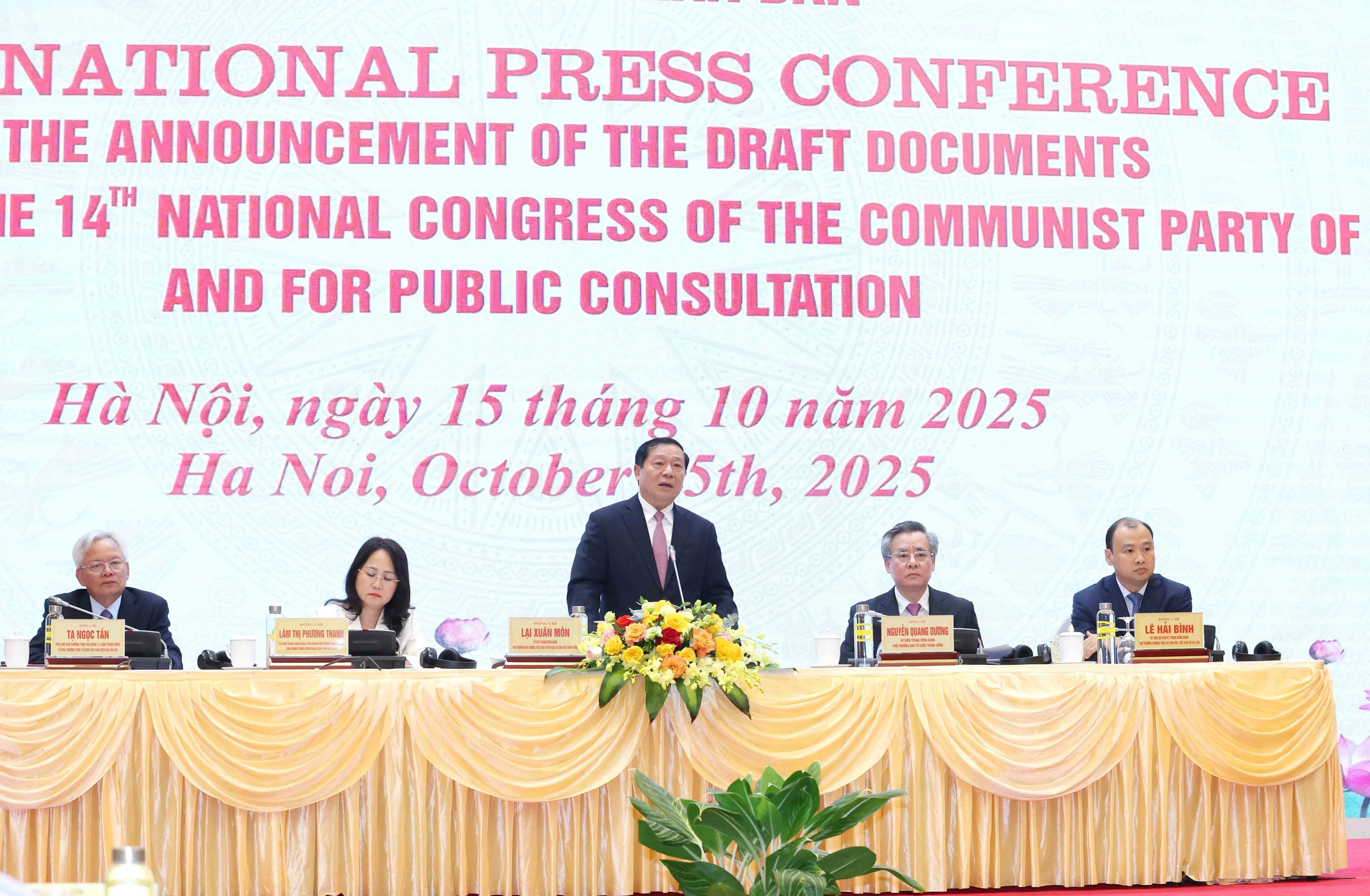 At the international press conference (Photo: VNA)