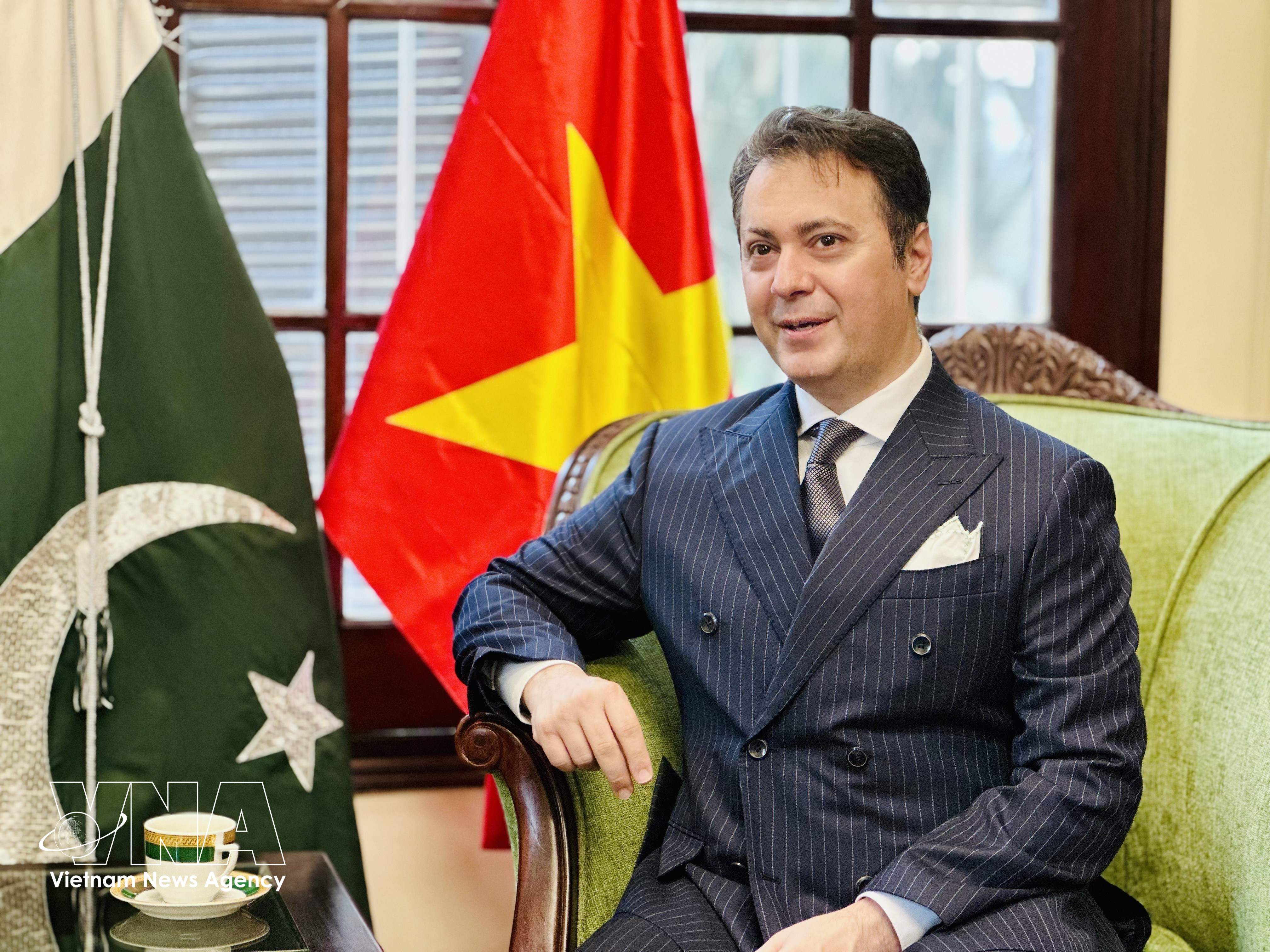 Pakistani Ambassador to Vietnam Kohdayar Marri (Photo: VNA)
