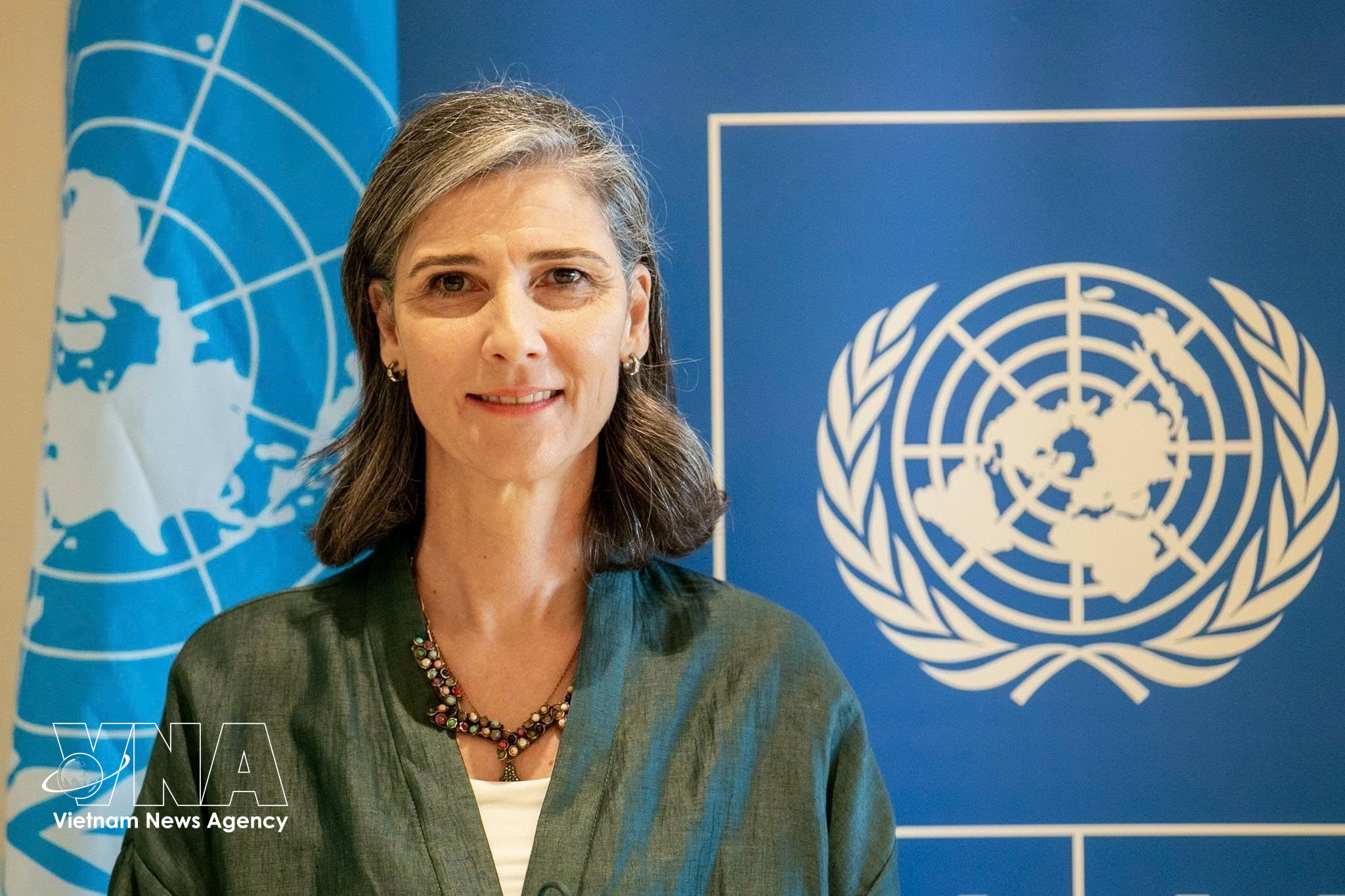 UNDP Resident Representative in Vietnam Ramla Khalidi (Photo published by VNA)