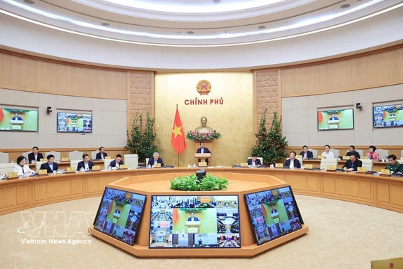 An overview of the Government’s regular meeting on March 4. (Photo: VNA)