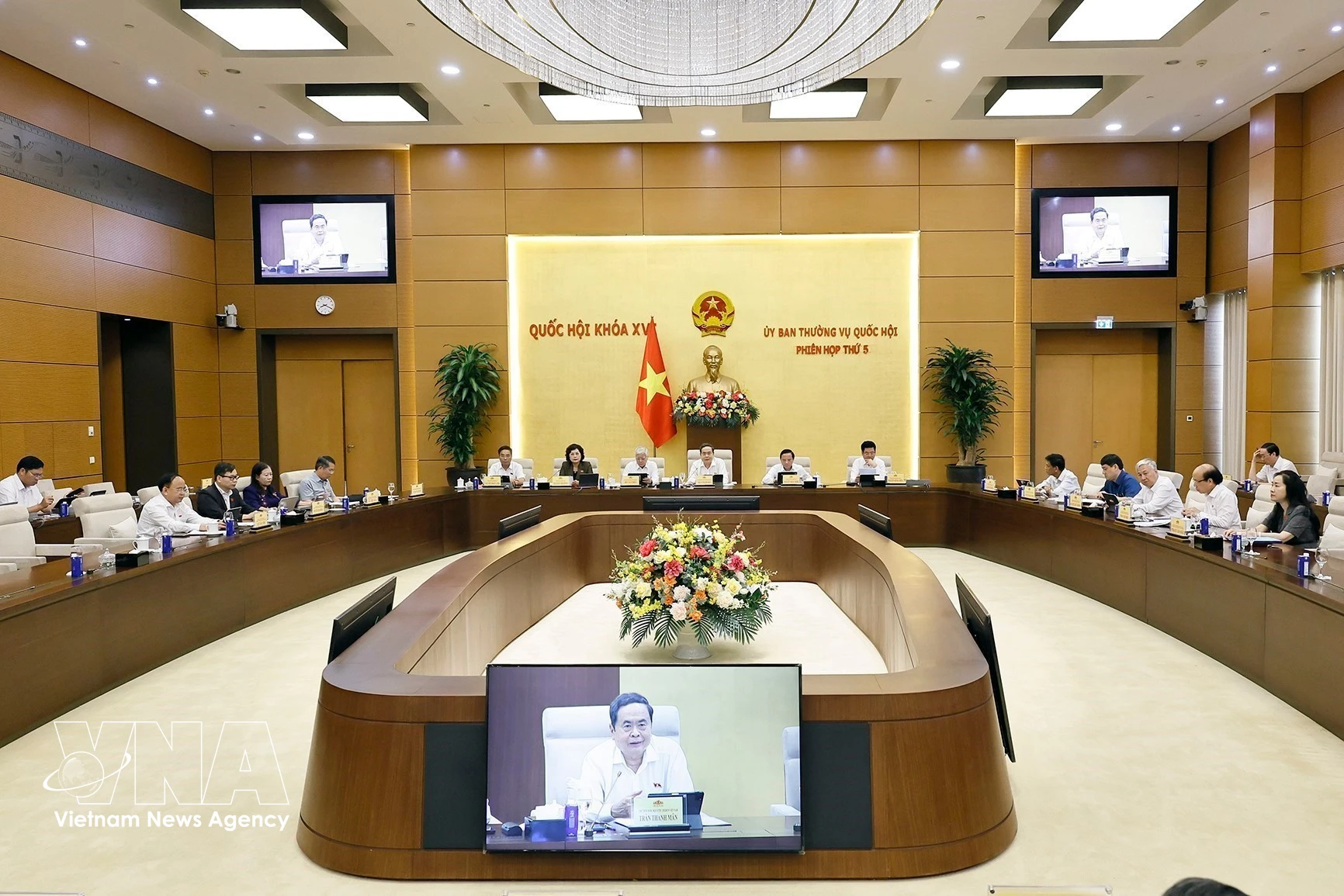 A view of the fifth session of the National Assembly Standing Committee (Photo: VNA)
