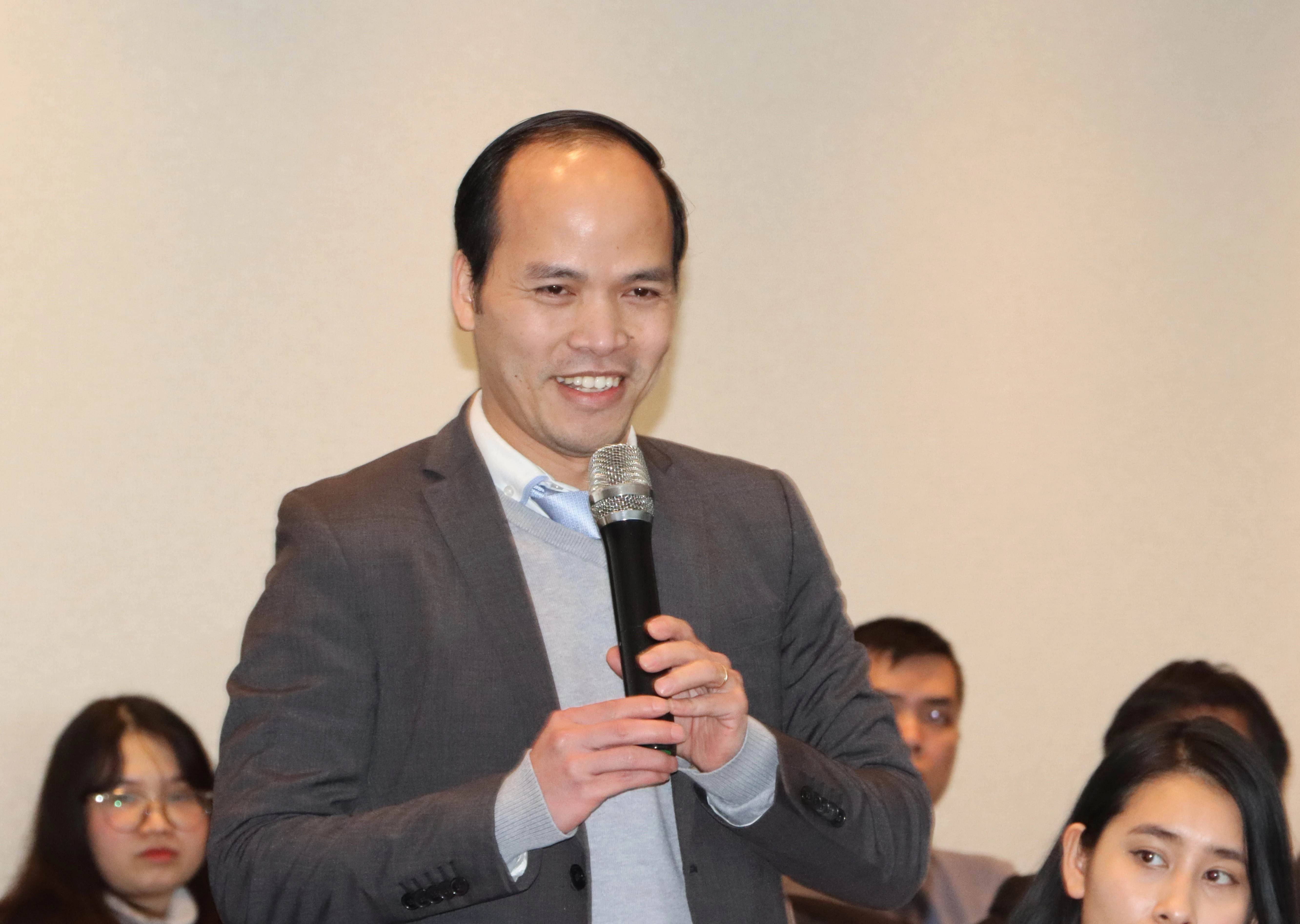 Dr Phung Quoc Tri, President of the Association of Vietnamese Intellectuals in Belgium and Luxembourg (ViLaB). (Photo: VNA)