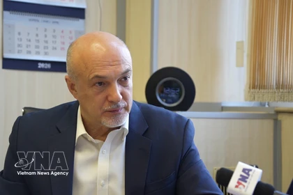 Dr. Oleg Ghermanovich Rumyantsev from the Russian Federal Bar Association. (Photo: VNA)