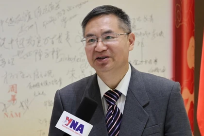 Prof. Dr. Cheng Hanping, Executive Director of the Institute for Regional and National Studies and Director of the Vietnam Studies Centre at Zhejiang University of Technology in China. (Photo: VNA)