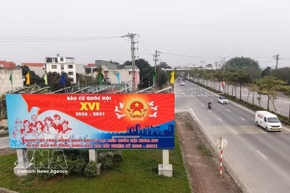 The election of deputies to the 16th National Assembly and People’s Councils at all levels for the 2026–2031 tenure is scheduled for May 15, 2026 (Photo: VNA)