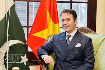 Pakistani Ambassador to Vietnam Kohdayar Marri (Photo: VNA)