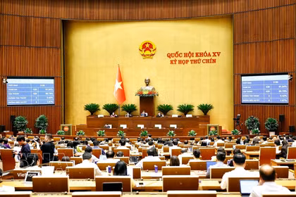 The National Assembly passes the law amending and supplementing several articles of the Criminal Code. (Photo: VNA_ 