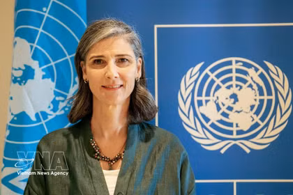 UNDP Resident Representative in Vietnam Ramla Khalidi (Photo published by VNA)