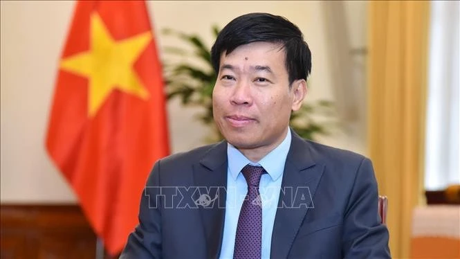 Nguyen Manh Cuong, member of the Party Central Committee, Standing Deputy Secretary of the Party Committee and Deputy Minister of Foreign Affairs. (Photo: VNA)