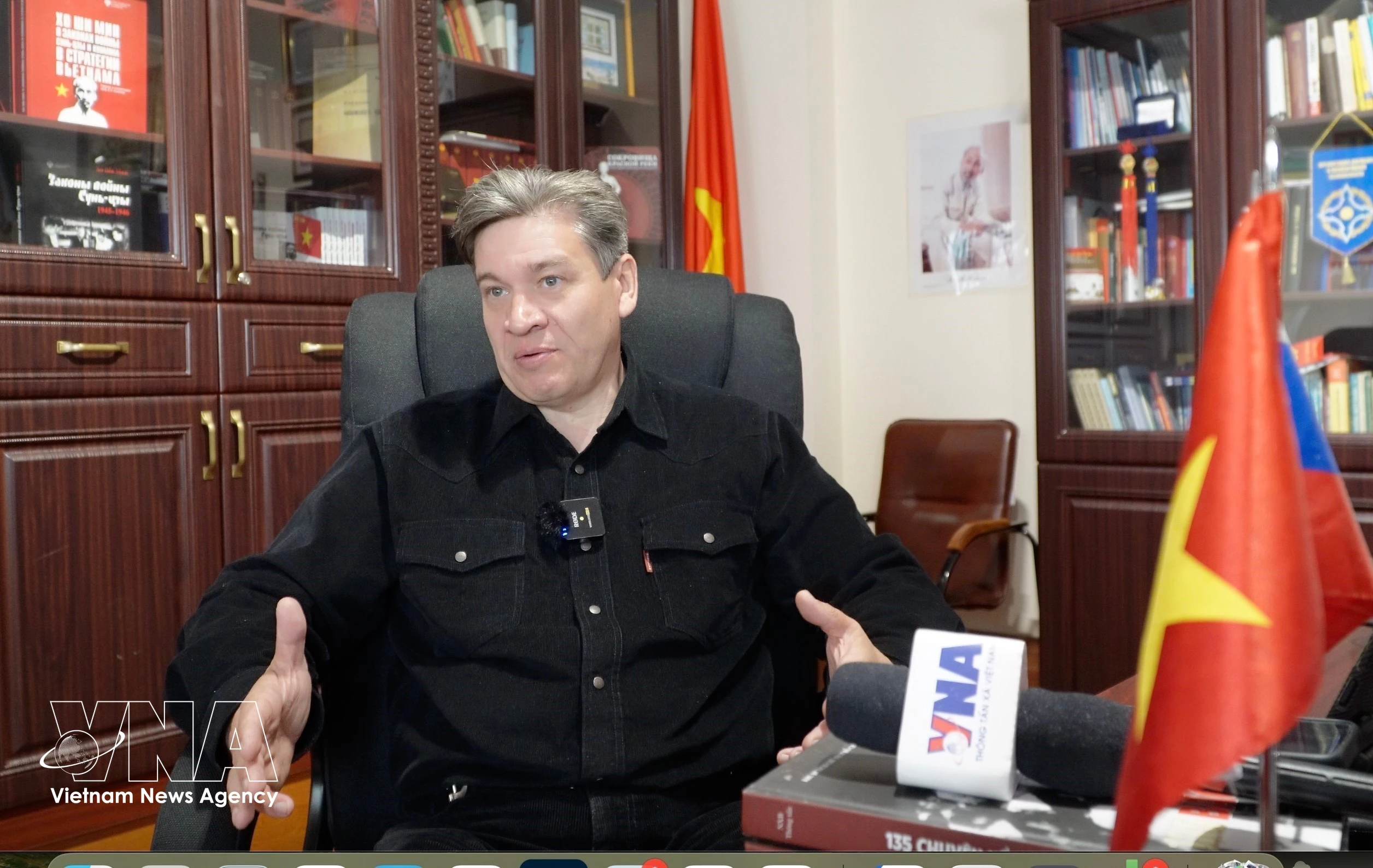 Prof. Vladimir Kolotov, Director of the Ho Chi Minh Institute at St. Petersburg State University (Photo: VNA)