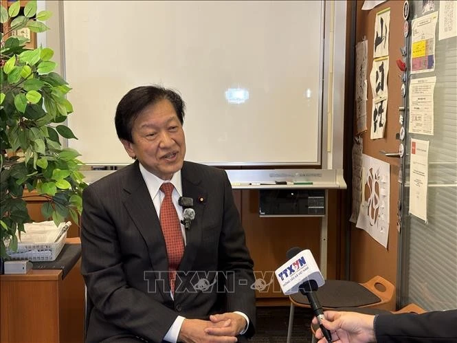 Director-General of the International Bureau of Japan's Liberal Democratic Party (LDP) Yamaguchi Tsuyoshi. (Photo: VNA)