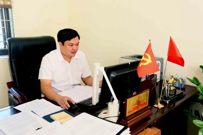 Ha Trung Thang, Secretary of the Party Committee of Muong Bam commune, Son La province. (Photo: VNA)