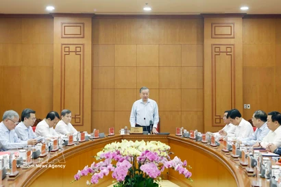 Party General Secretary To Lam speaks at the working session with the Party Central Committee’s Commission for Internal Affairs and relevant agencies on March 2. (Photo: VNA)