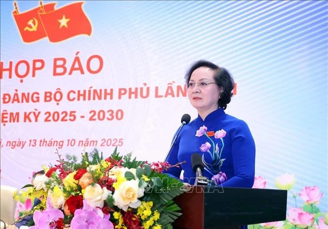 Minister of Home Affairs Pham Thi Thanh Tra (Photo: VNA)