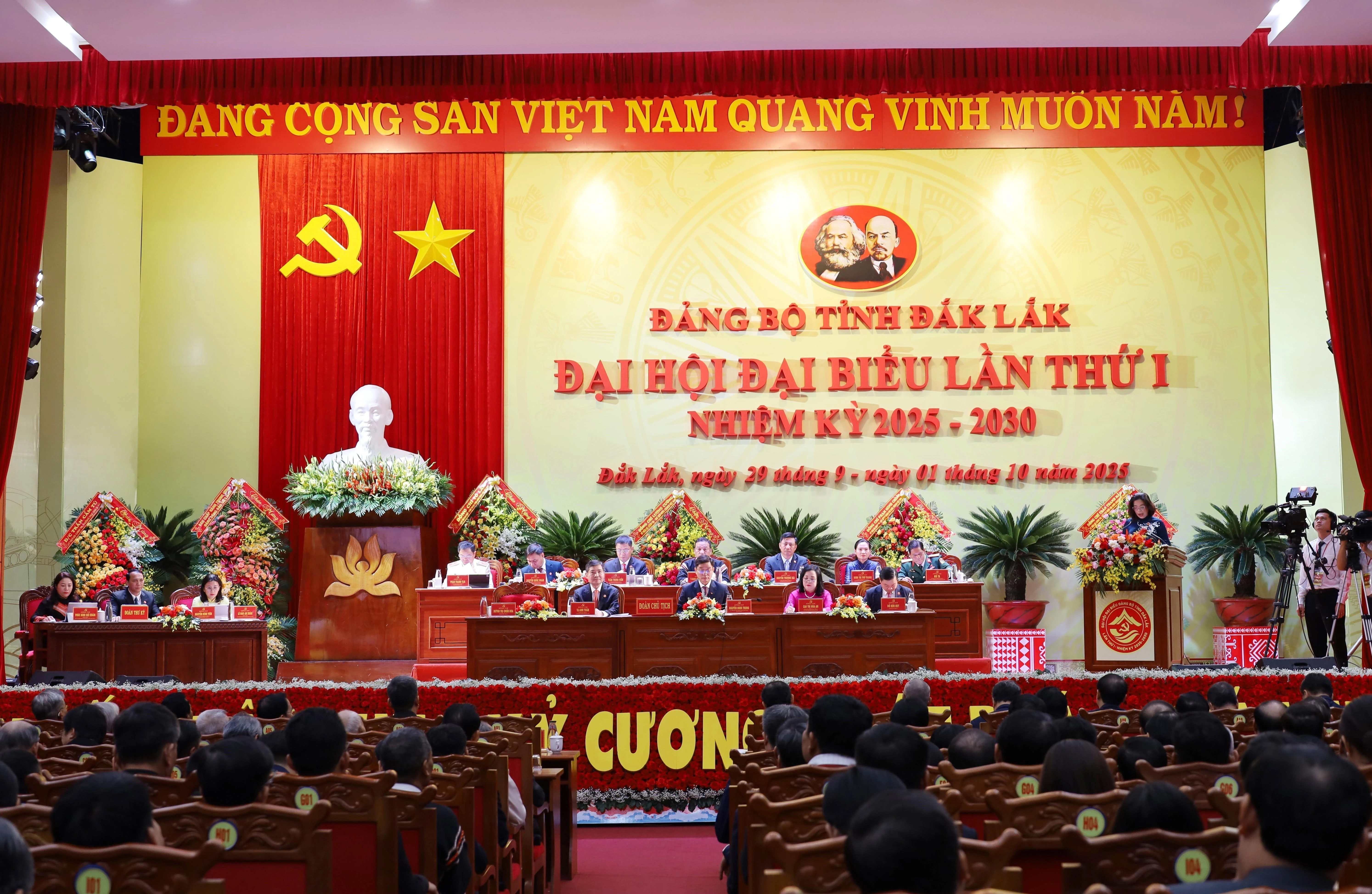 The first Party Congress of Dak Lak province wraps up on October 1. (Photo: VNA)