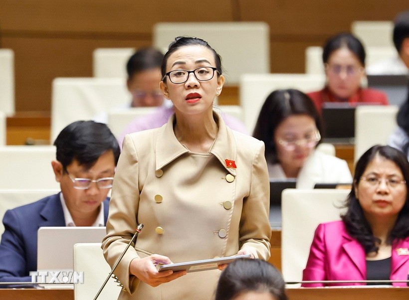 National Assembly deputy Trinh Thi Tu Anh from Lam Dong province. (Photo: VNA)