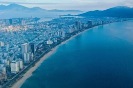 A view of My Khe beach in Da Nang city (Photo: VNA)