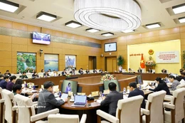 An overview of the national teleconference on February 26 to look into preparations for the election of deputies to the 16th NA and People’s Councils at all levels for the 2026–2031 tenure. (Photo: VNA)