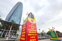 Banners are prominently displayed in the centre of Da Nang as part of communications efforts for the election of deputies to the 16th National Assembly and People’s Councils at all levels for the 2026–2031 tenure. (Photo: VNA)