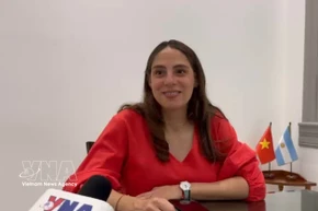 Dr. Nadia Radulovich, an international relations expert and lecturer at the Faculty of Oriental Studies of the under the University of Salvador (USAL) (Photo: VNA)