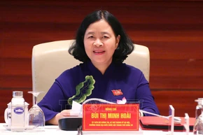 Bui Thi Minh Hoai, Politburo member and Secretary of the 17th-tenure Hanoi Party Committee, has been re-elected as Secretary of the 18th Hanoi Party Committee for the 2025–2030 term. (Photo: VNA)