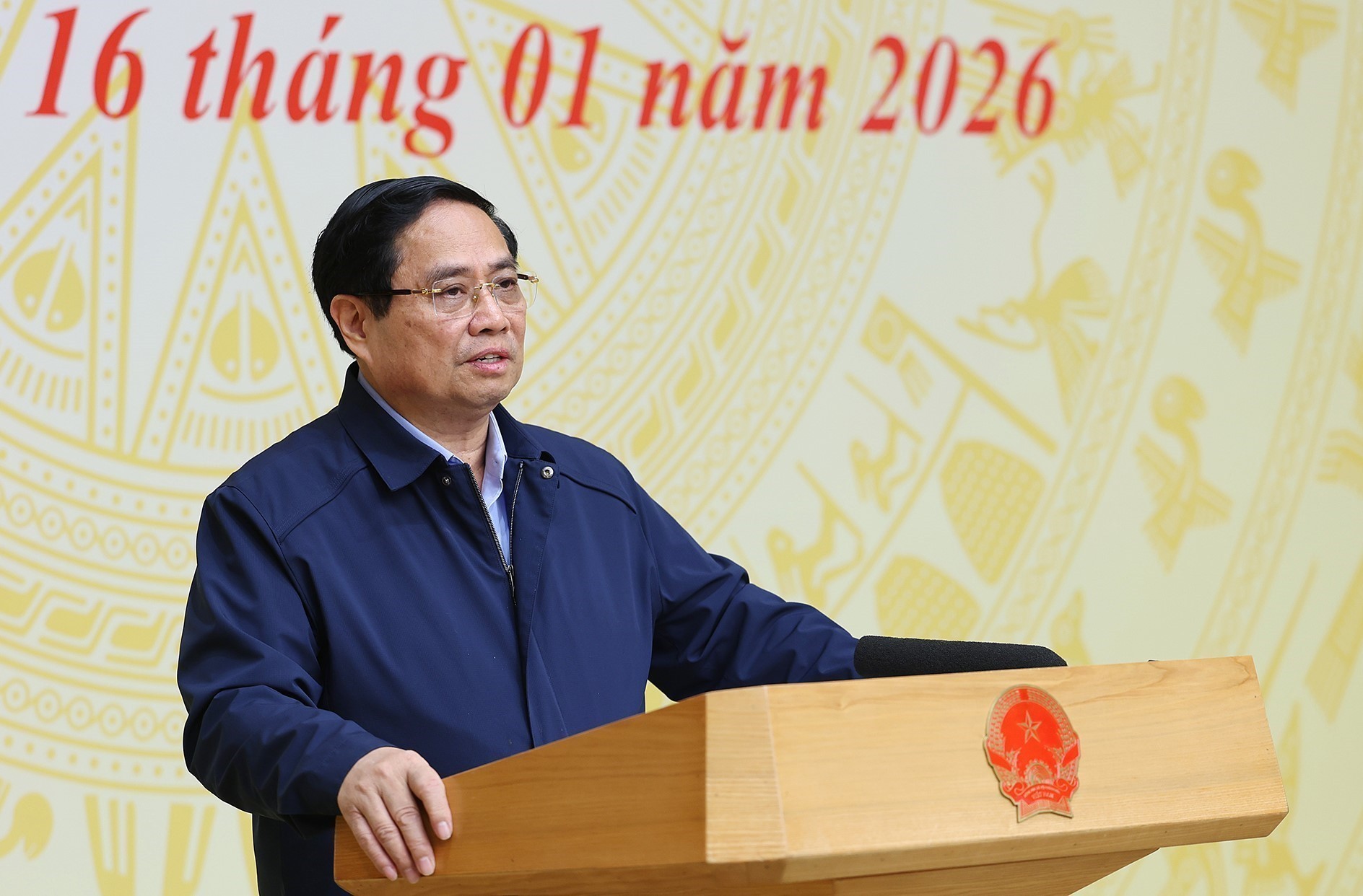 Prime Minister Pham Minh Chinh addresses the conference (Photo: VNA)