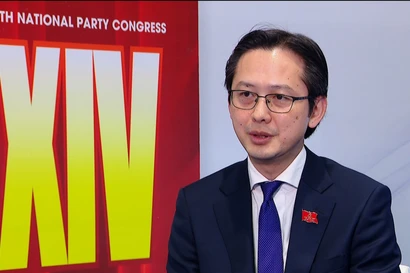 Ambassador Do Hung Viet, Permanent Representative of Vietnam to the United Nations, speaks to the Vietnam News Agency (VNA) in the interview shortly after the 14th National Party Congress concluded in Hanoi on January 23. (Photo: VNA)
