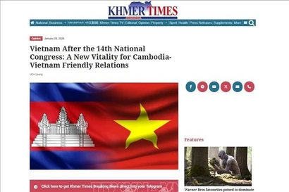 14th Party Congress brings new vitality for Vietnam–Cambodia friendship: Khmer Times