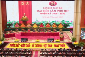 12th Congress of Army’s Party Organisation opens in Hanoi