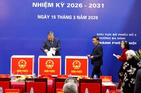 Party General Secretary To Lam casts ballot in Ba Dinh ward, Hanoi