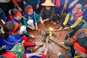 Thi Cam villagers hold traditional rice cooking contest
