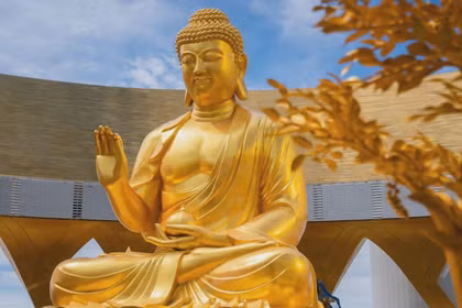 Witnessing the “Golden Buddha” Statue at Ba Den Mountain, Tay Ninh