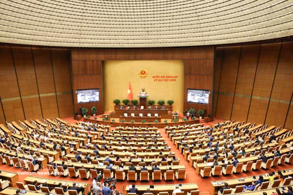 The 9th session of the 15th National Assembly concludes on the morning of June 27, 2025 after more than 30 days of deliberations. (Illustrative photo: VNA) 
