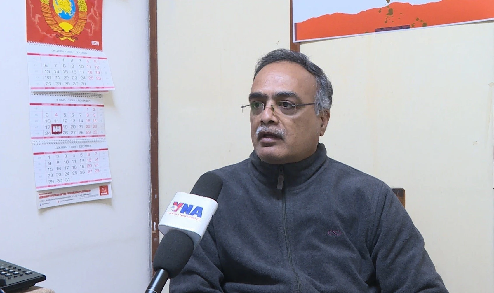 R.Arun Kumar, head of the Communist Party of India (Marxist) (CPI-M)’s committee for external affairs (Photo: VNA)