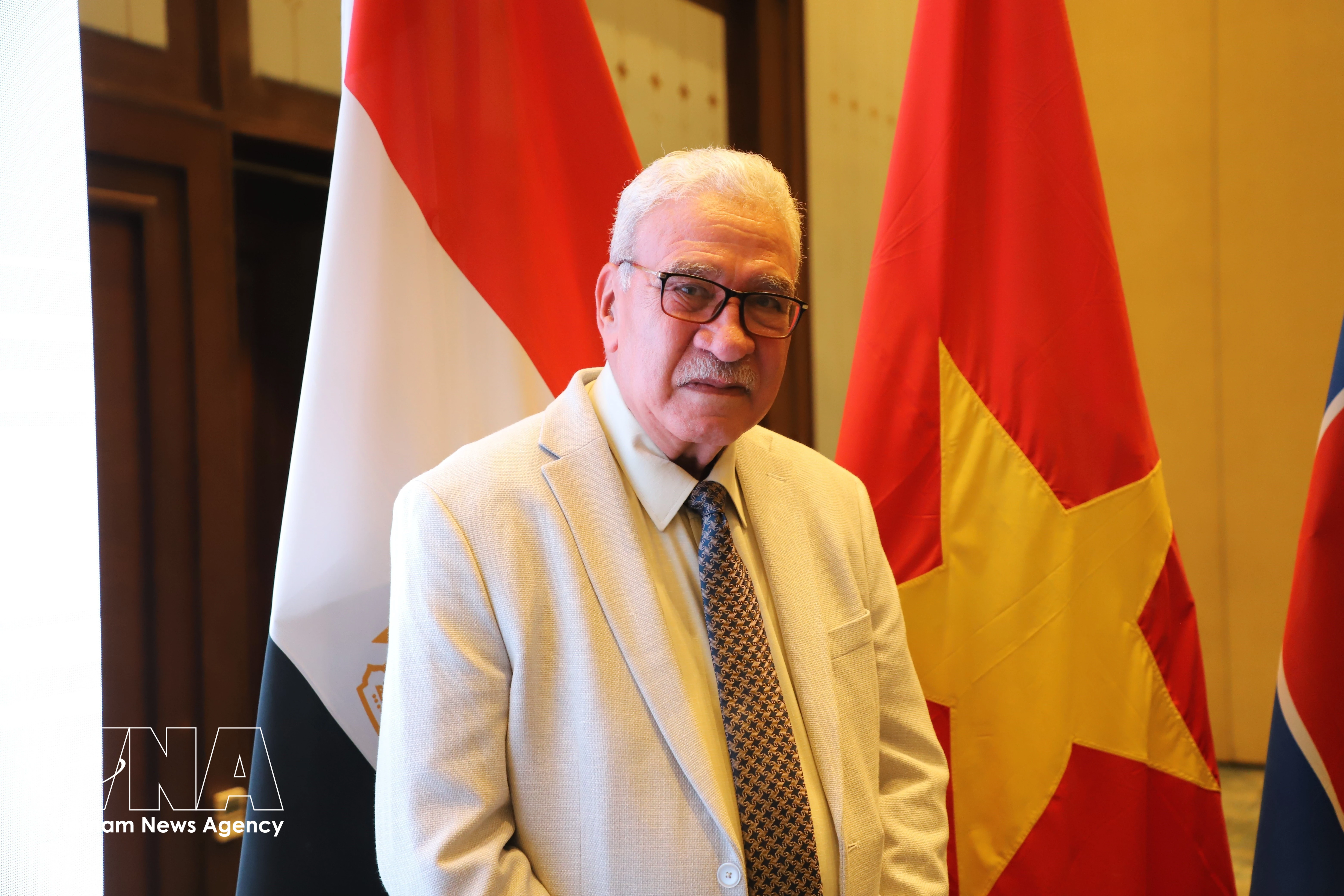 Secretary-General of the Egyptian Communist Party Salah Adly Abdelhafiz. (Photo: VNA)